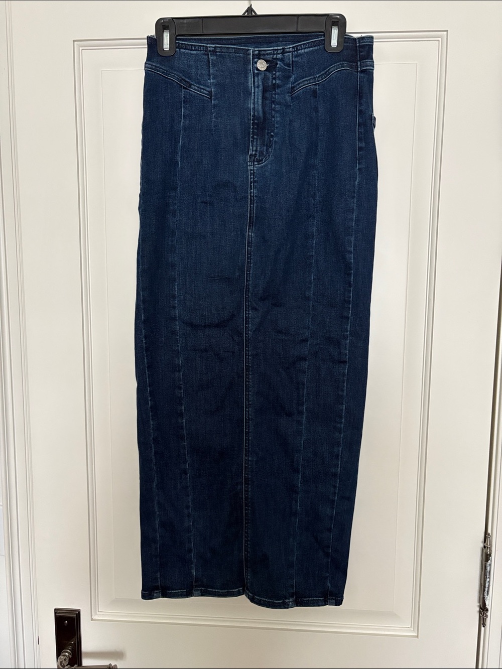 American Eagle Outfitters Dark Blue Denim Maxi Skirt
